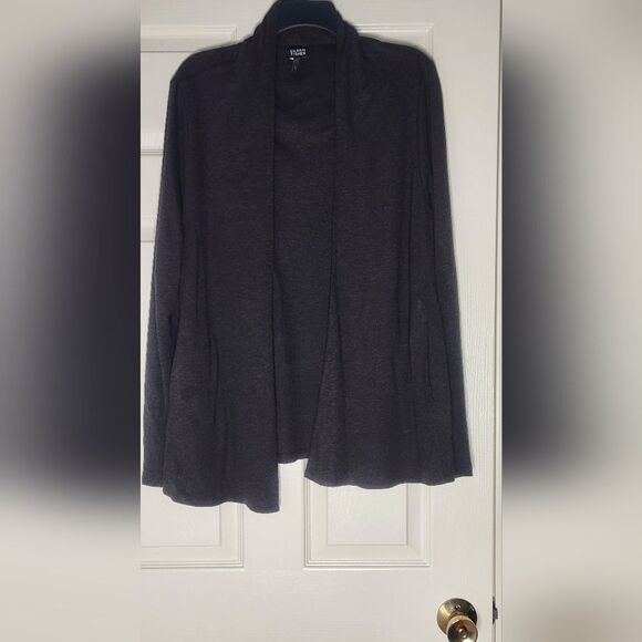 Eileen Fisher XL Brown Pockets Lngslv 100% Viscose Women Cardigan  Open Front - Picture 1 of 7